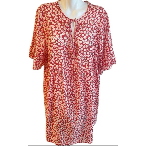 Dresses & Skirts - TenDency Dress Womens Size 3XL Orange Yellow White Floral Print New